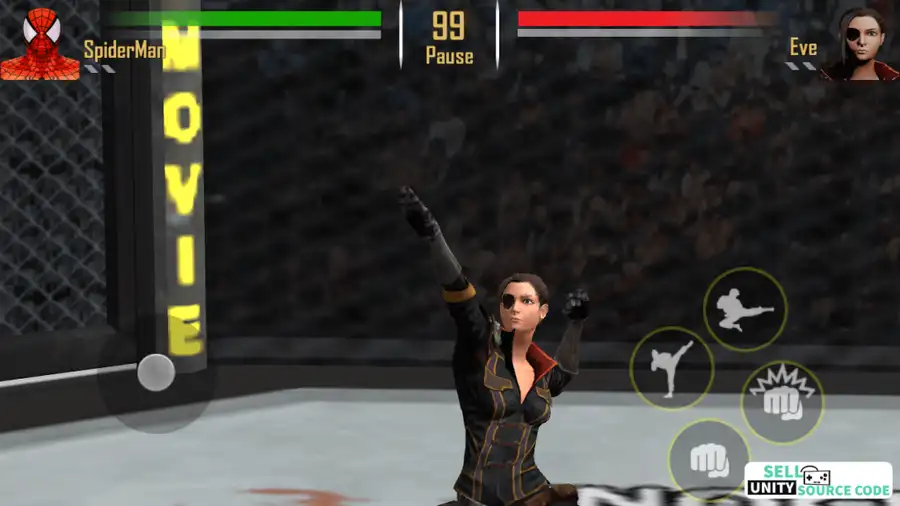 King of Fighters Styled Game template SellUnitySourceCod screenshot 2