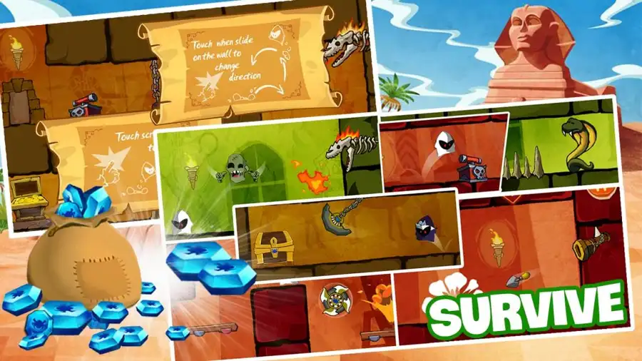🏺 King Of Pyramid Thieves complete game + 90 levels SellUnitySourceCode screenshot 3