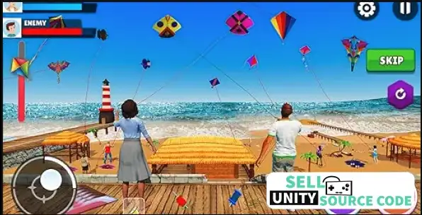 Kite Flying Kite Game 3d SellUnitySourceCode screenshot 2