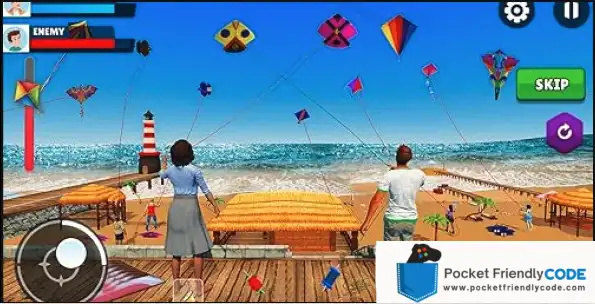 Kite Flying Kite Game 3d SellUnitySourceCode screenshot 3