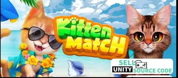 Kitten - Three In A Row SellUnitySourceCode screenshot 2