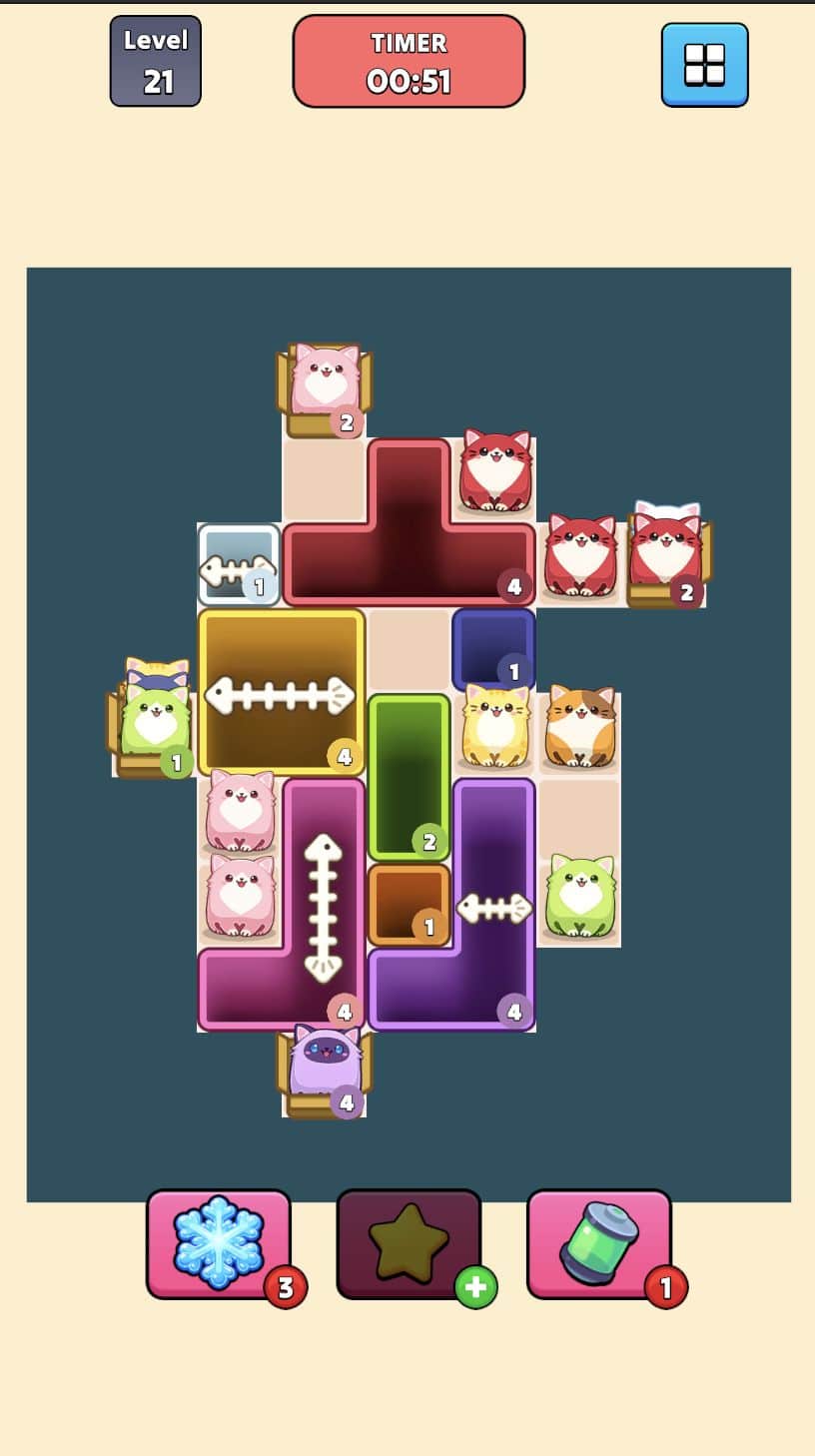 Kitty Hole Jam – 1000 Levels Unity Source Code screenshot 5