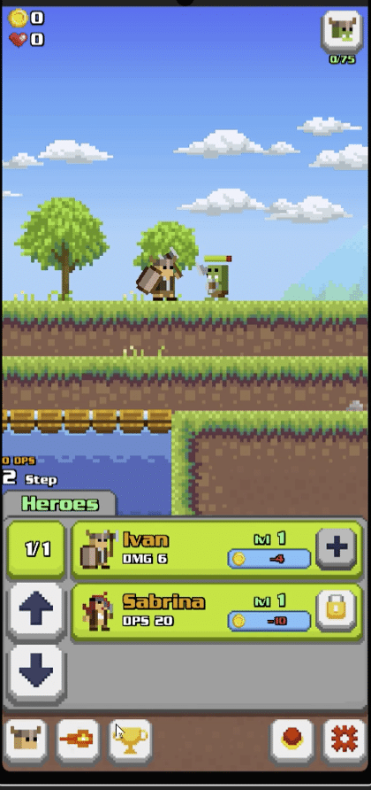 Knights VS Devils Idle RPG Unity Complete Project screenshot 4
