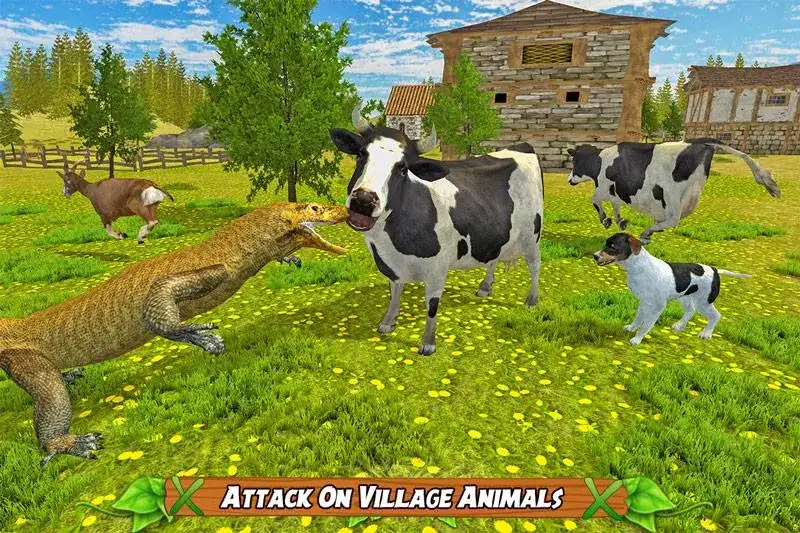 Komodo Dragon Lizard Rampage SellUnitySourceCode screenshot 3