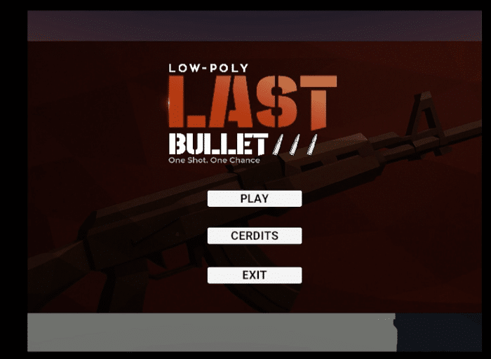 Last Bullet Action Shooter Game Template unity source code screenshot 2