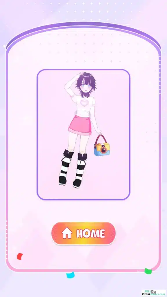 Left or right: Magic Dress up SellUnitySourceCode  screenshot 3