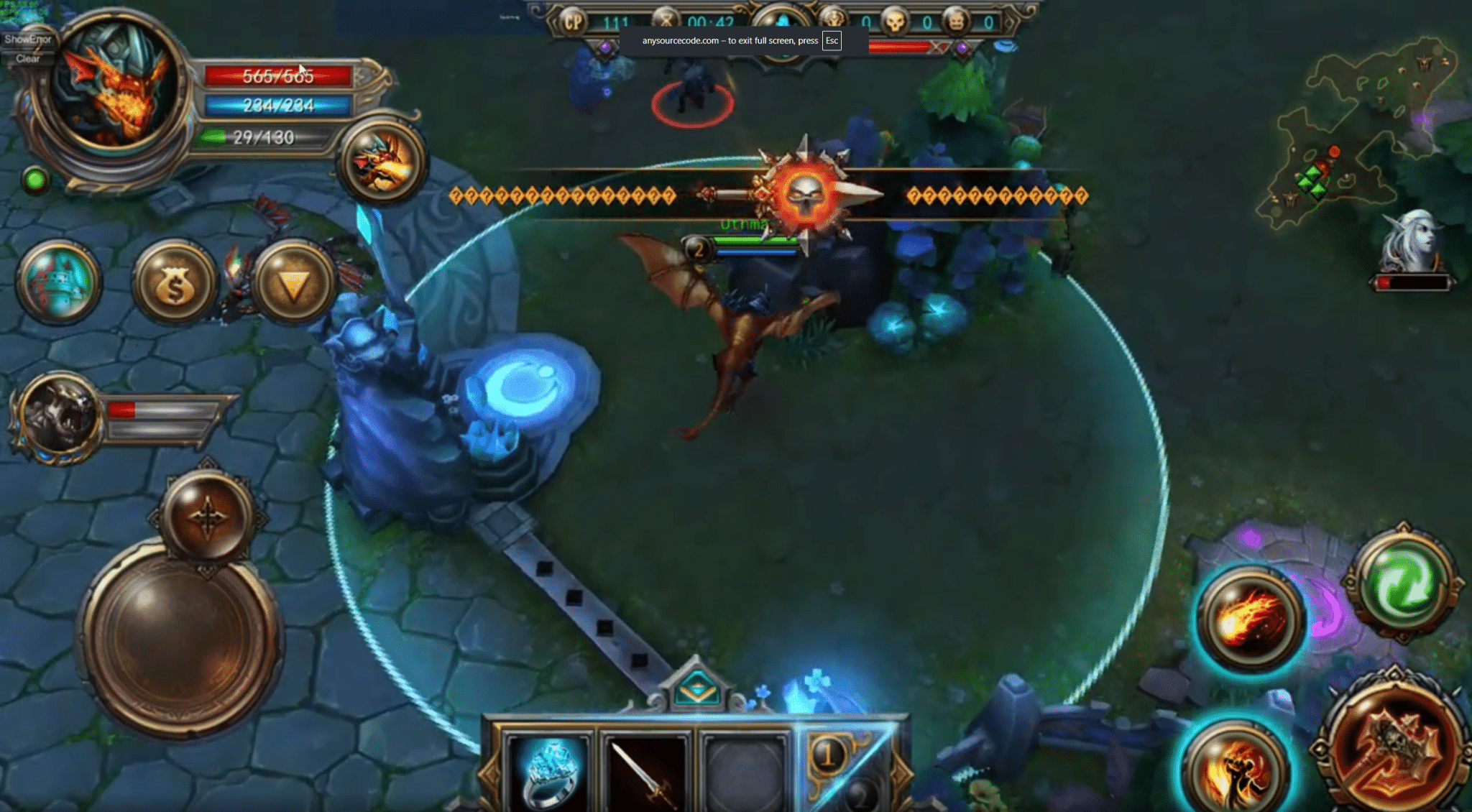 Legend of the Nexus: Moba Battle  Online Multiplayer Unity Project screenshot 2