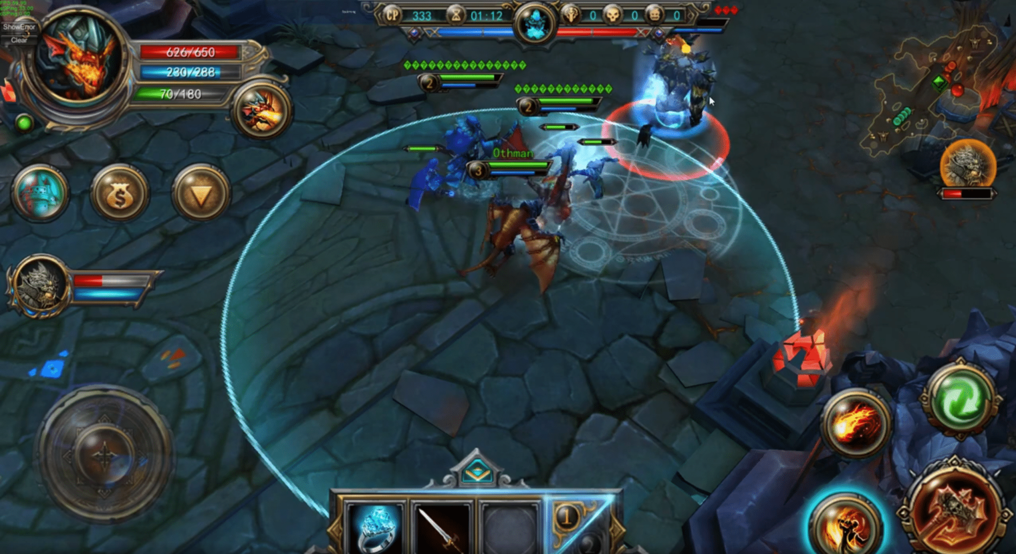 Legend of the Nexus: Moba Battle  Online Multiplayer Unity Project screenshot 4