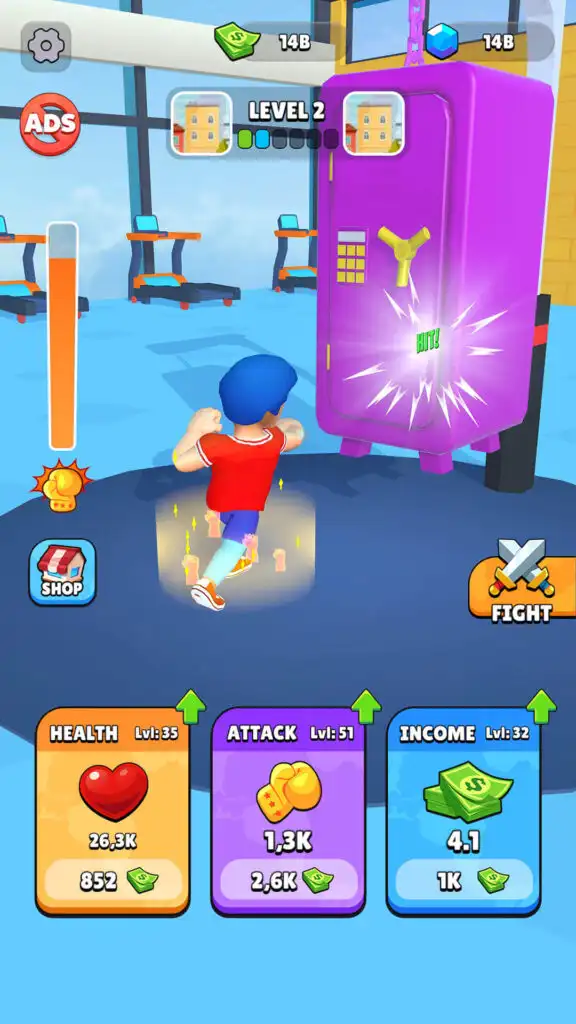 💪 Lifting Hero: Merge Fighting SellUnitySourceCode screenshot 3
