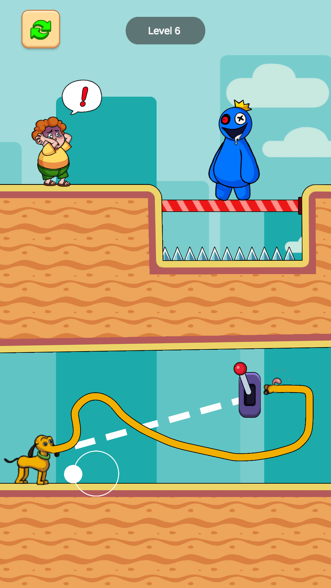 Long Nose Dog – Borzoi Dog Unity Game screenshot 2