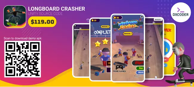 Longboard crasher SellUnitySourceCode