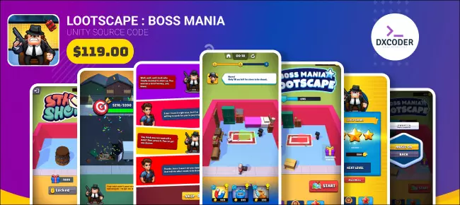Lootscape : Boss Mania SellUnitySourceCode screenshot 2