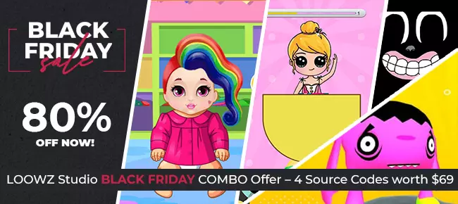 LOOWZ Studio’s Black Friday COMBO Offer: 4 Source SellUnitySourceCode