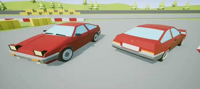 LowPoly Stunt Car Racing – Racing in 3d Car Game 6 SellUnitySourceCode screenshot 2