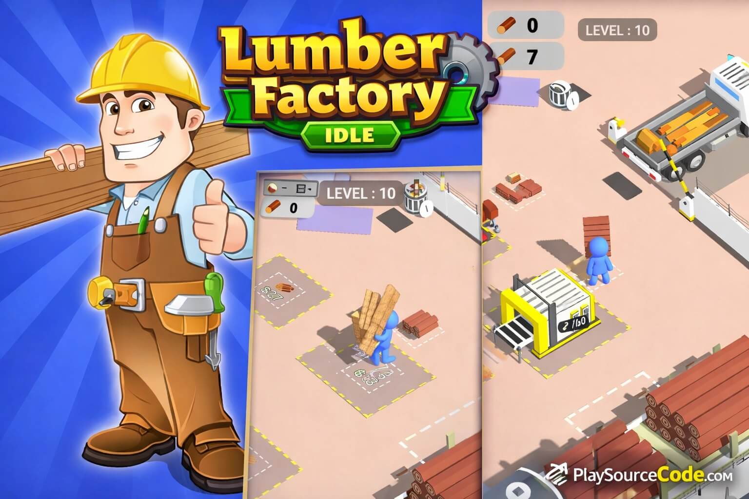 Lumber Factory Idle Unity Template Project