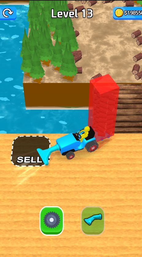 Lumber Harvest Tree Cutting Game Unity Source Code screenshot 2