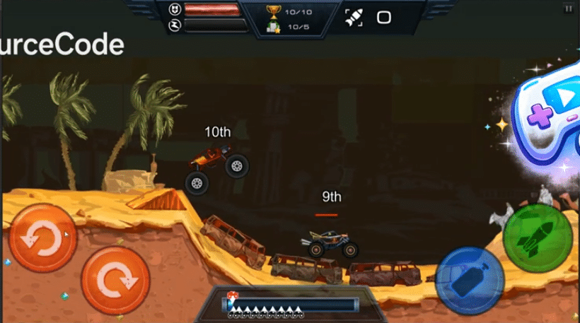 Mad Truck Challenge 4x4 Racing Unity Game Code screenshot 3