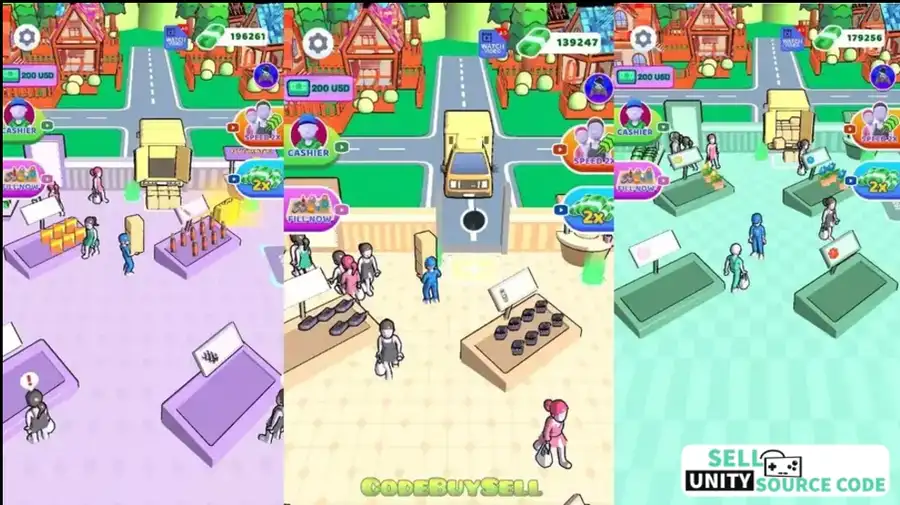Market Manager: Idle Store SellUnitySourceCode