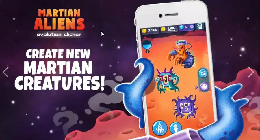 Martian Aliens – Evolution Clicker