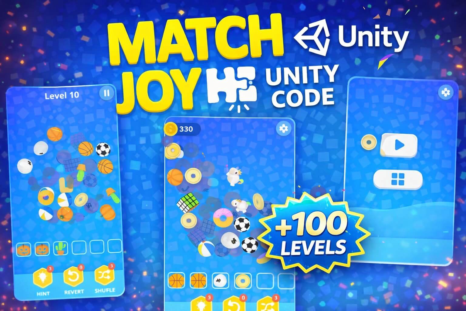 Match Joy | Template + Editor Unity Game Template