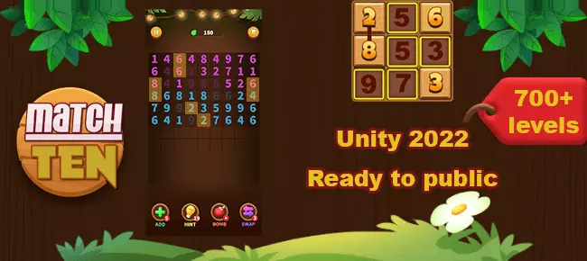 Match Ten Puzzle SellUnitySourceCode