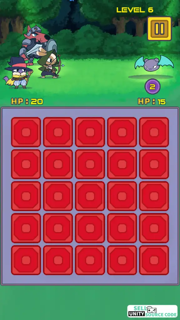 Matching Cards Hero Puzzle Game SellUnitySourceCode screenshot 4