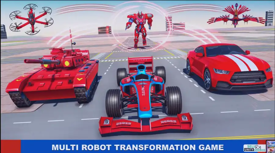 Mech Robot Games - Multi Robot SellUnitySourceCode