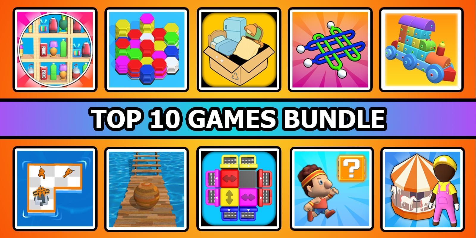 Mega Bundle Sale - 10 Top Trending Unity Games SellUnitySourceCode