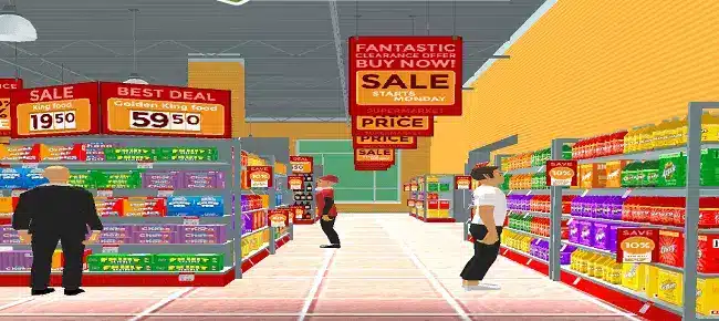 Mega Mall Cashier : Supermarket Grocery Shopping  SellUnitySourceCode