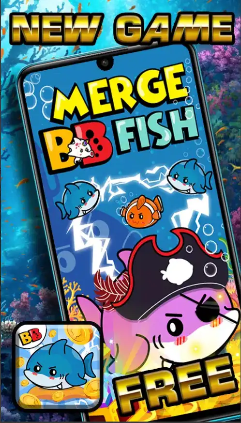 Merge BB Fish Clicker | Idle Pet Tycoon screenshot 2