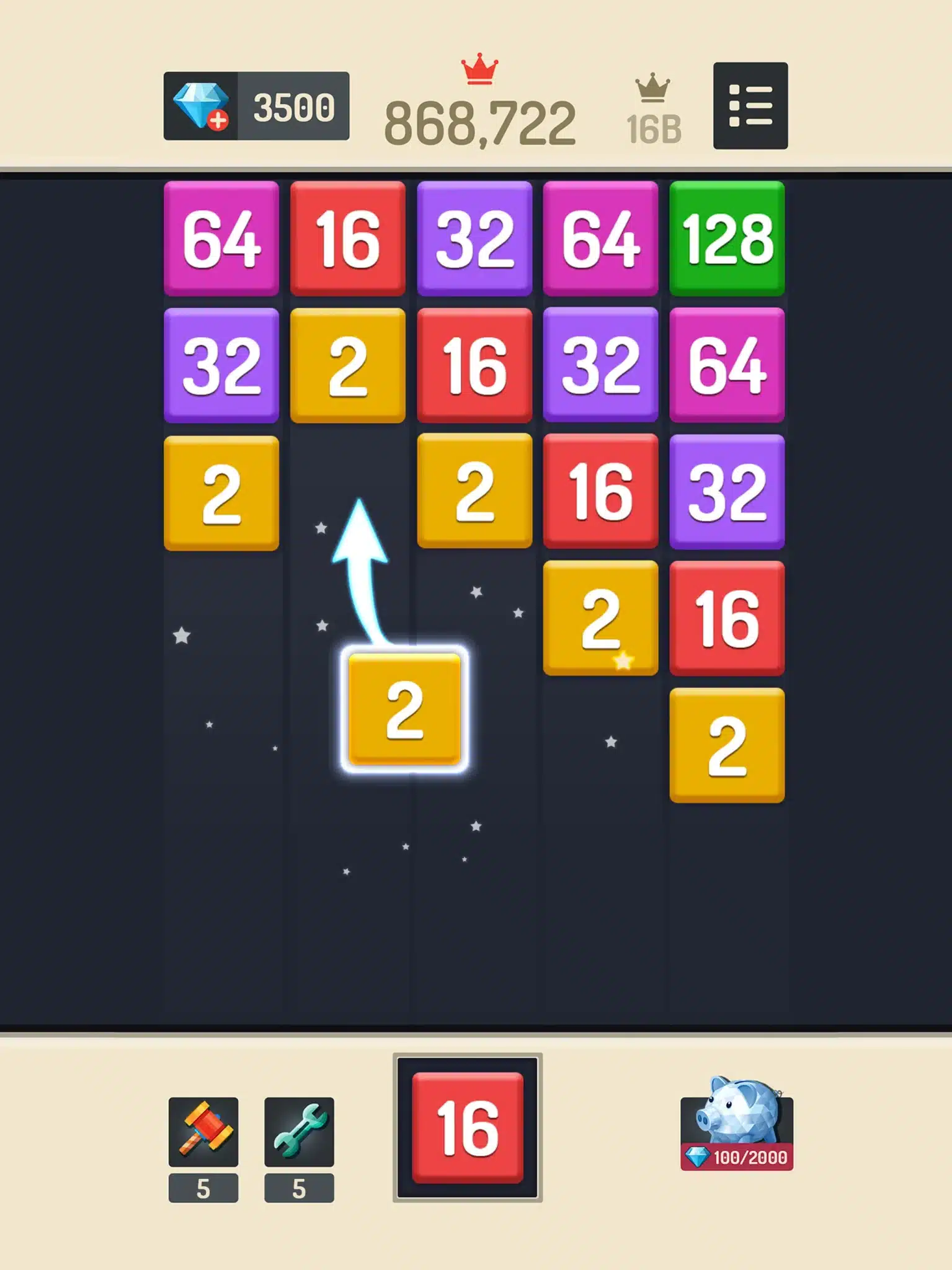 Merge Block - 2048 Puzzle Unity Project screenshot 3