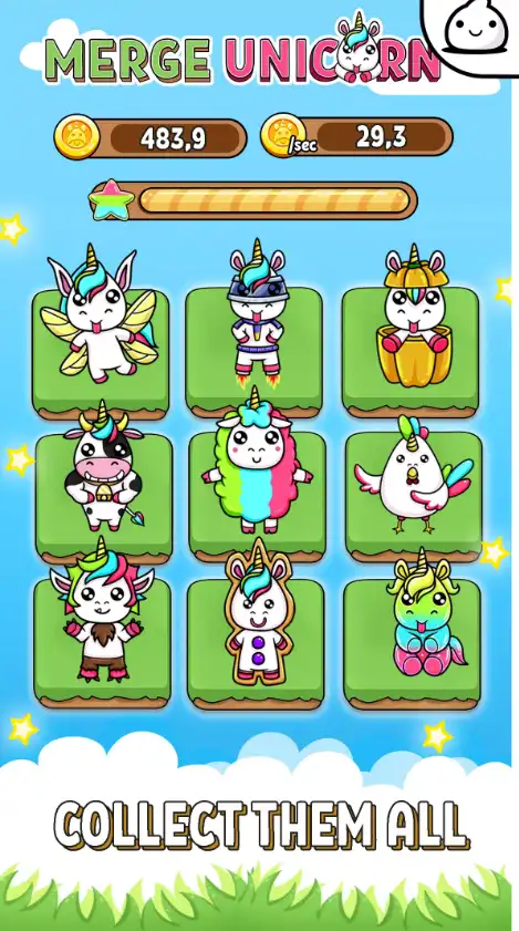 Merge Heroes – Kawaii Idle Evolution Clicker Game screenshot 5