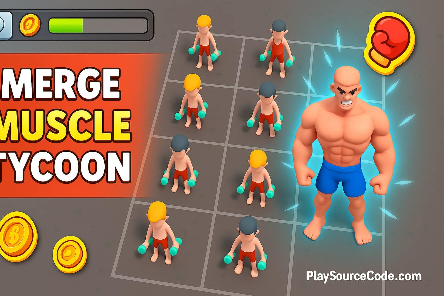 Merge Muscle Tycoon Unity Sourcecode