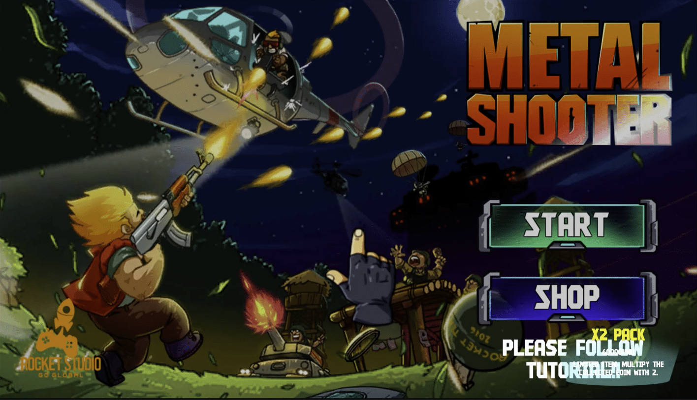 Metal Shooter Unity Source Code screenshot 2