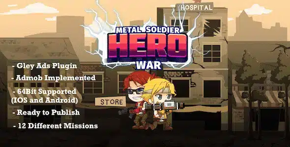 Metal Soldier Hero War – Complete SellUnitySourceCode
