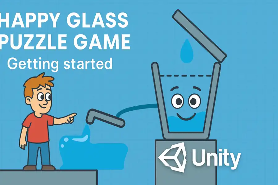 Mike & Happy Glass Puzzle Game