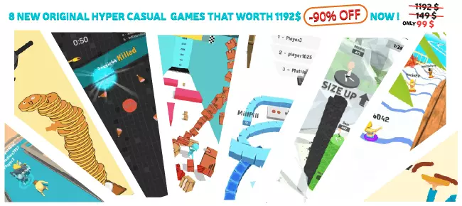 MillPill Hyper Casual Games Bundle Offer: SellUnitySourceCode