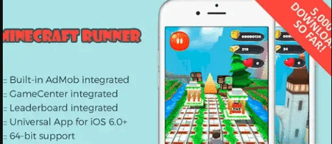 Minecraft Runner SellUnitySourceCode screenshot 2