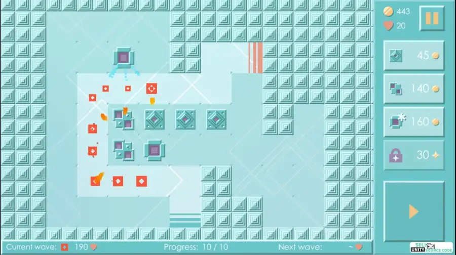 🛡️ Mini TD: Classic Tower Defense – SellUnitySourceCode