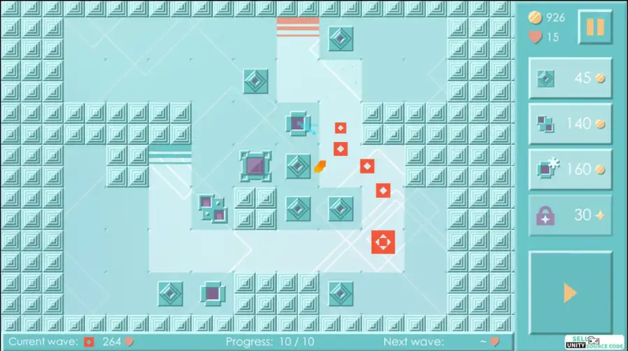 🛡️ Mini TD: Classic Tower Defense – SellUnitySourceCode screenshot 5
