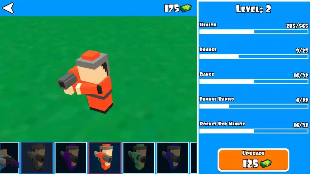 Miniman Defender – Complete Mobile Game Template