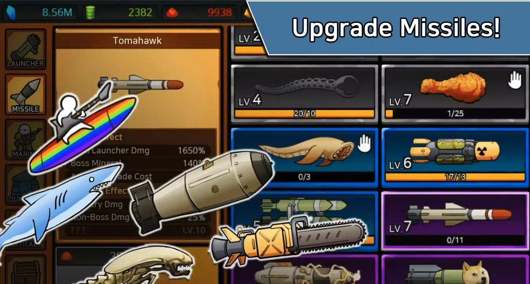 Missile Dude RPG – Idle Hero Battle Game (Unity Project) screenshot 4
