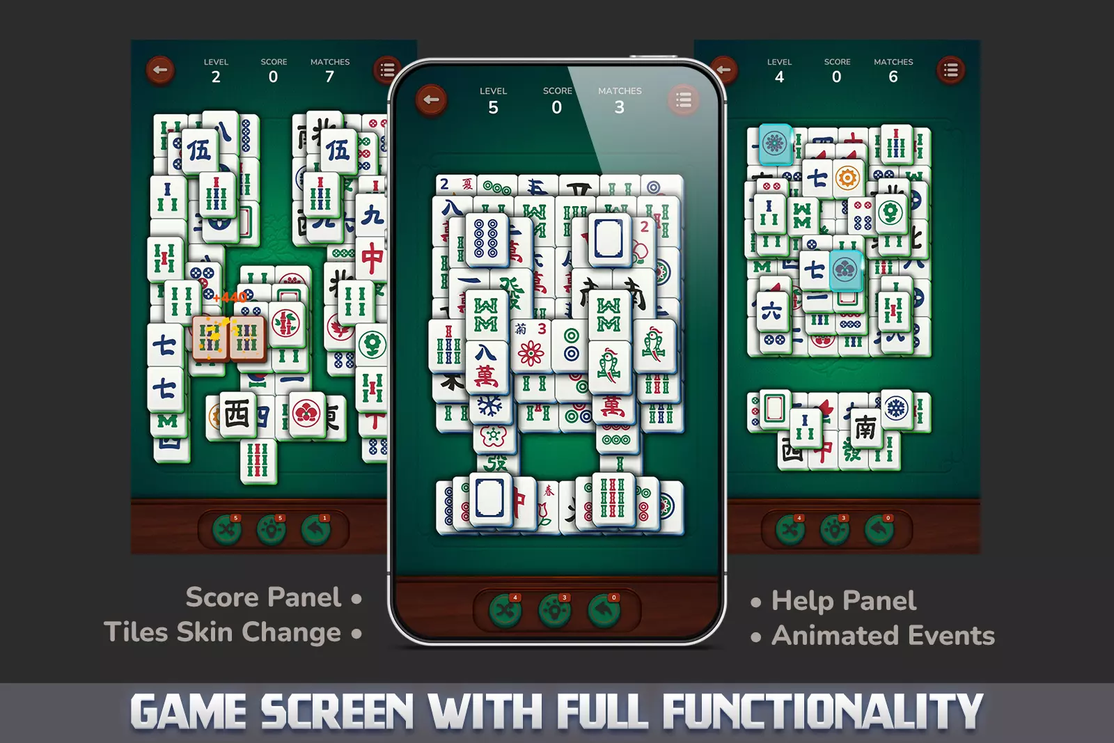 MK Mahjong Solitaire Kit • Tile Match Game Template Unity Game screenshot 3