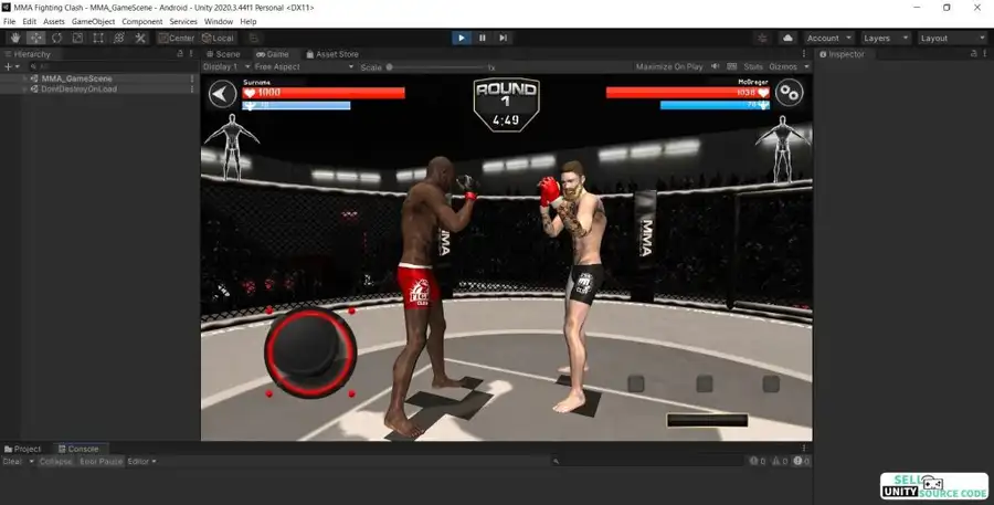 MMA Fighting Clash. SellUnitySourceCode screenshot 4