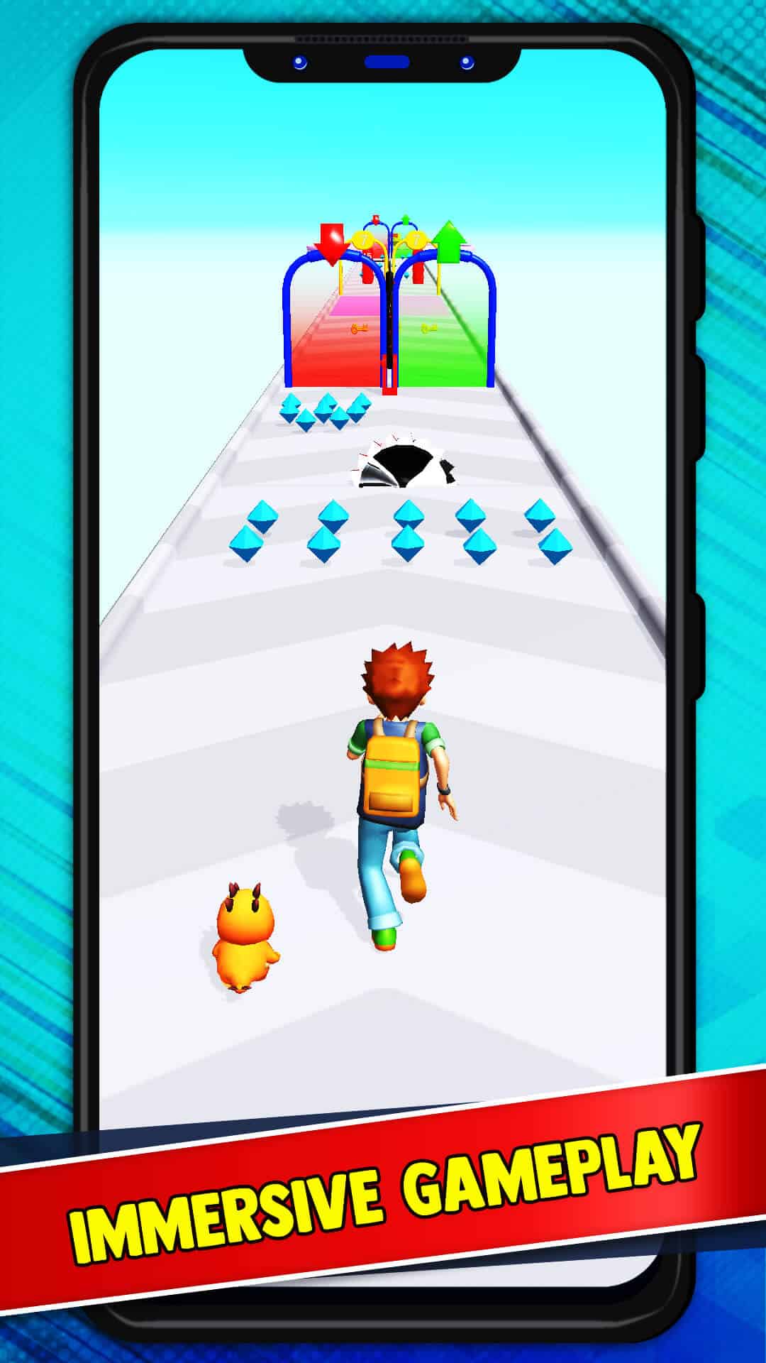 Monster Friends Runner 3D- New Top Trending Unity Game screenshot 4