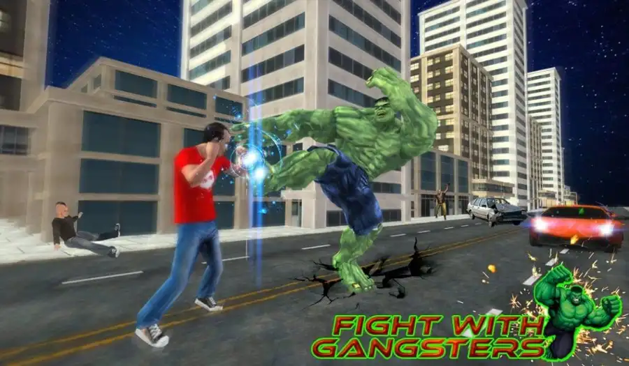 Monster Super Heroes : Incredible Fight In City SellUnitySourceCode screenshot 2