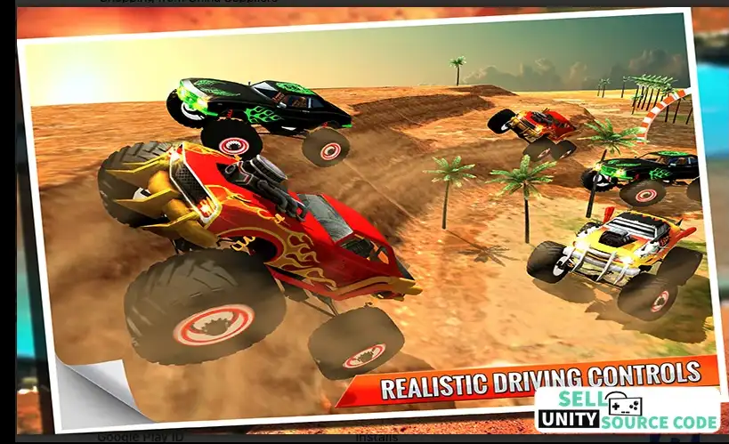 Monster Truck 4×4 Desert Rampage – 2025 Complete Unity Projects – SellUnitySourceCode.com screenshot 3