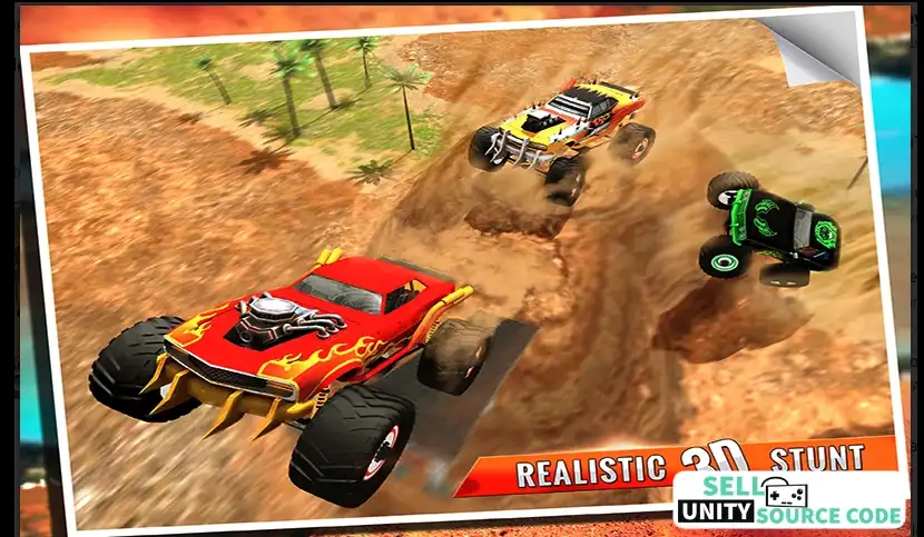 Monster Truck 4×4 Desert Rampage – 2025 Complete Unity Projects – SellUnitySourceCode.com screenshot 4