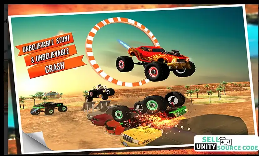 Monster Truck 4×4 Desert Rampage – 2025 Complete Unity Projects – SellUnitySourceCode.com screenshot 5