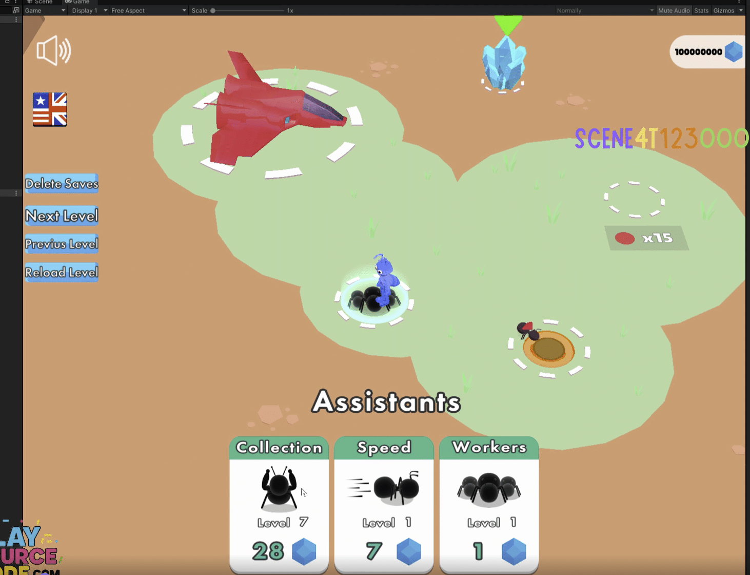 Moon Ants Unity Source Code screenshot 3